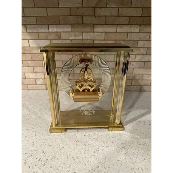 645-622  Disney Table Mantle W/Mickey High End Howard Miller Brass Clock - Picture 3 of 5